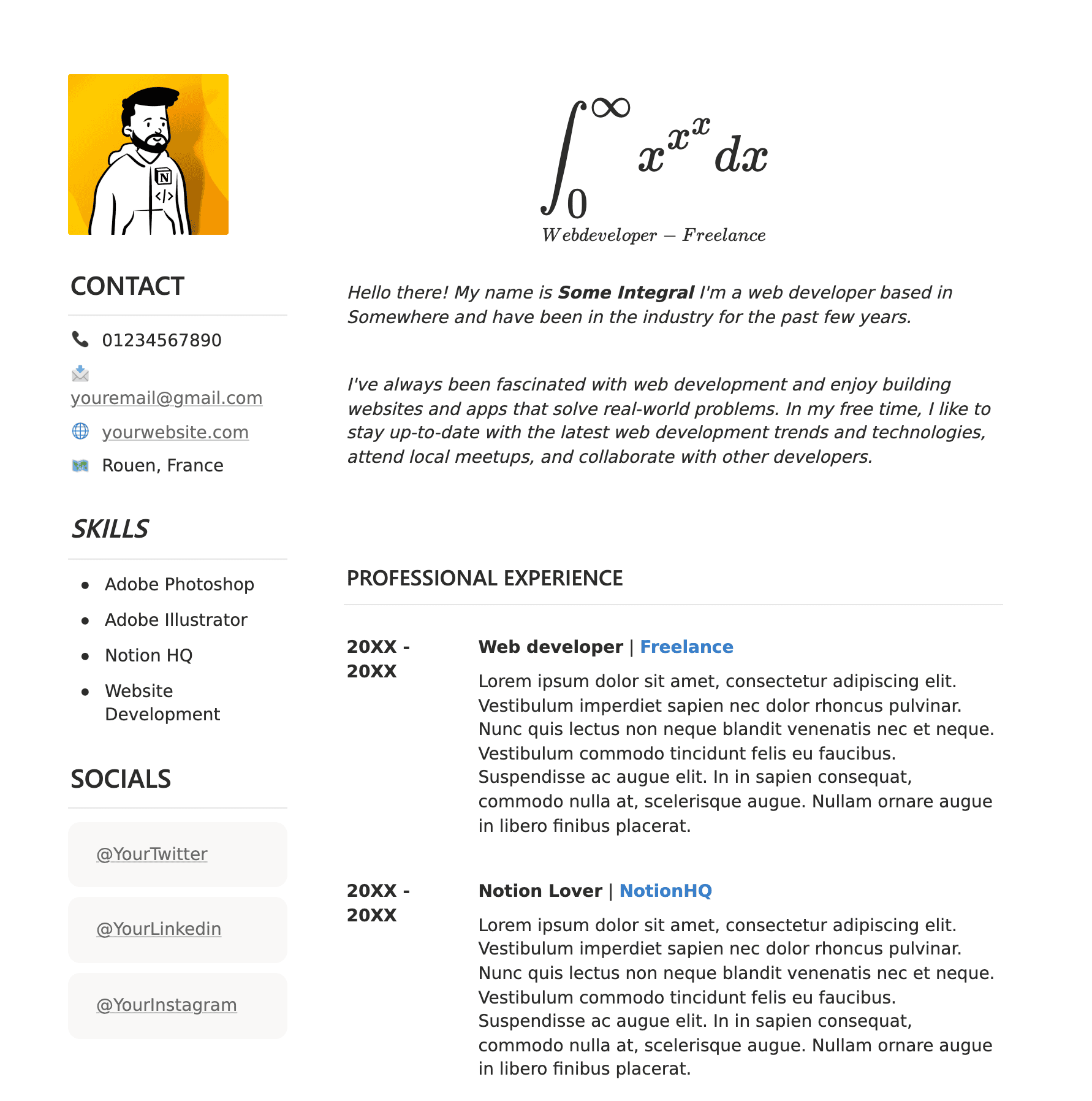 Customized PDF export with landscape orientation, smaller margins, and hidden title